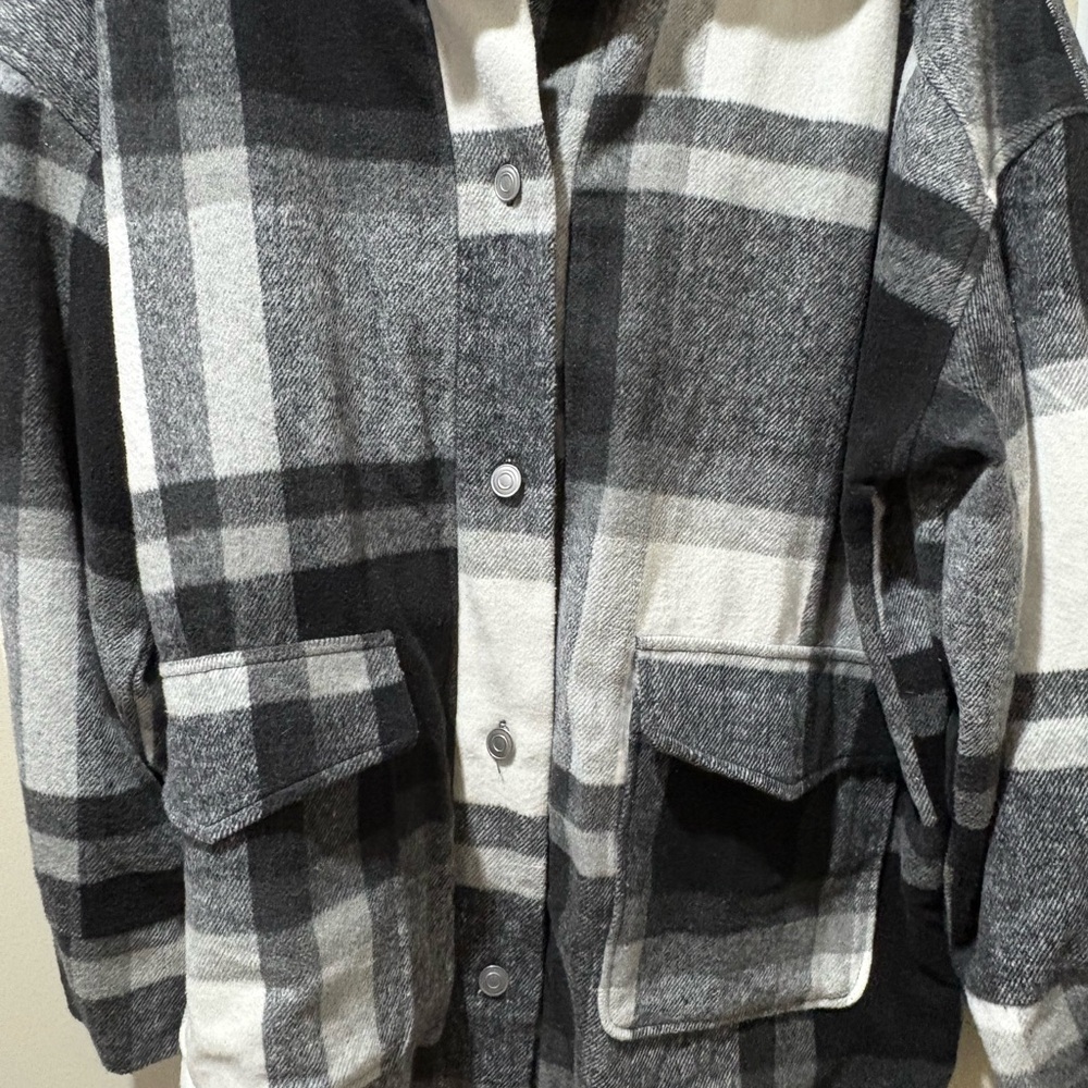 HYFVE Black and White Plaid Jacket - Picture 4 of 4